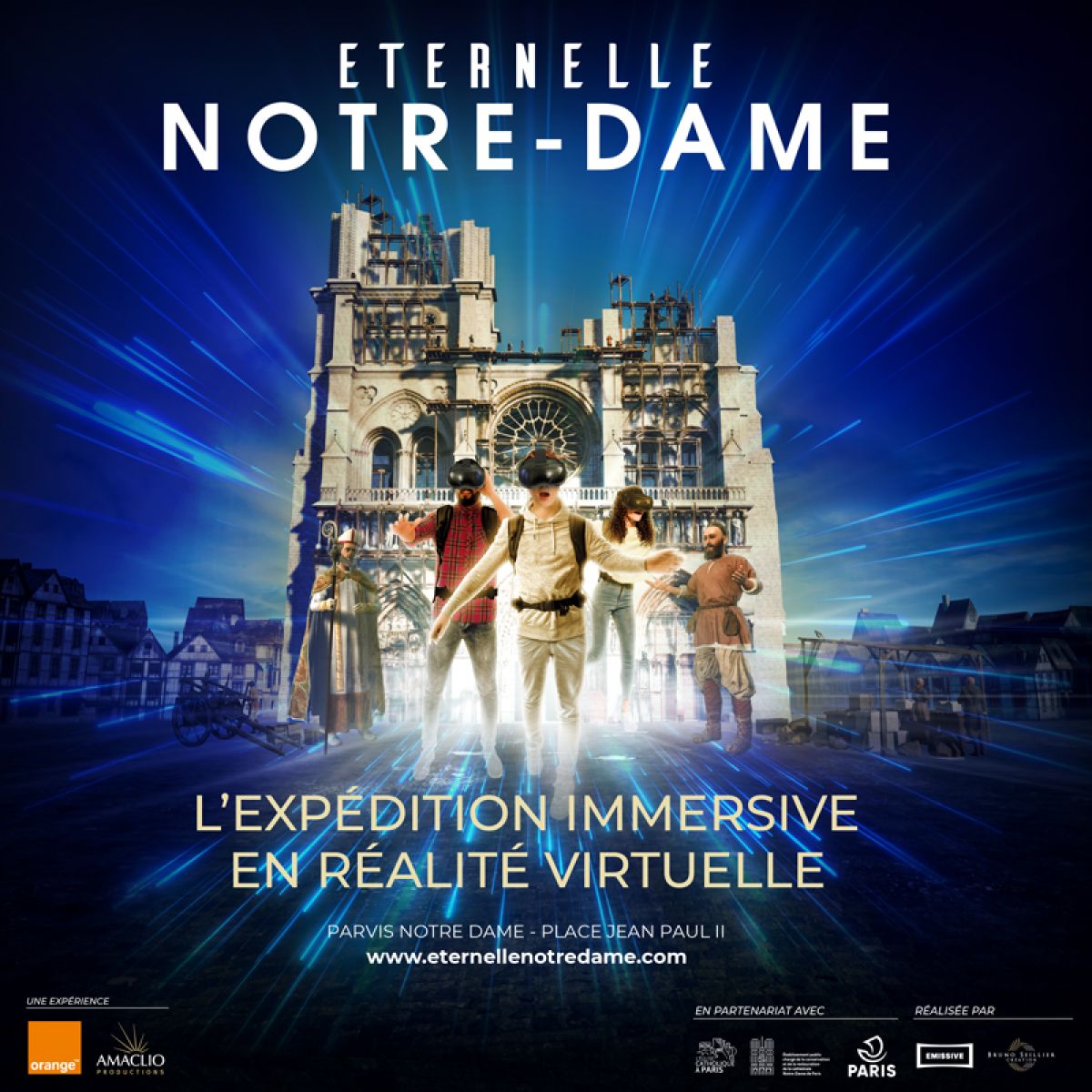 Bon cadeau - Éternelle Notre-Dame : Une expédition immersive en réalité virtuelle sur le Parvis de Notre-Dame